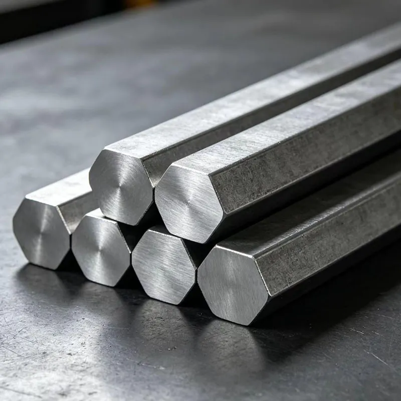 Barra hexagonal de aço laminado a quente para usinagem de peças