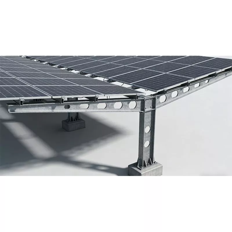 Estrutura de garagem solar